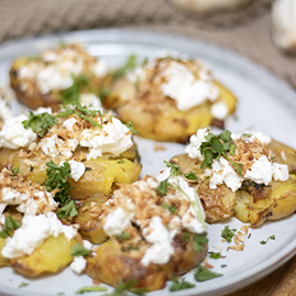 Smashed farskpotatis webb recept